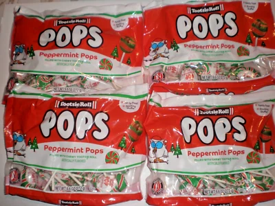 Tootsie Roll Pops леденцы PEPPERMINT (4 сумки) лучший на: 6/2026 Бесплатная доставка - Изображение 1 из 2