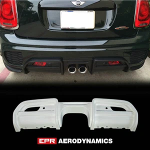 For Mini F56 Rear Bumper Under Diffuser Lip Body Kit JCW Style Spoiler - Bild 1 von 8