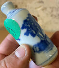 Vase Chinois Chine China Ancien Chinese Ceramic Porcelaine Tabatière 9
