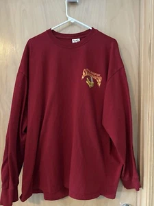 Buck Country Sharpshooter Long Sleeve T-Shirt 2XL Red Hunting Casual Deer - Picture 1 of 6