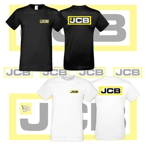 Camicia uomo moto emblema logo macchina pesante JCB Excavator Tshitr tutte le taglie S XXXL - Foto 1 di 14