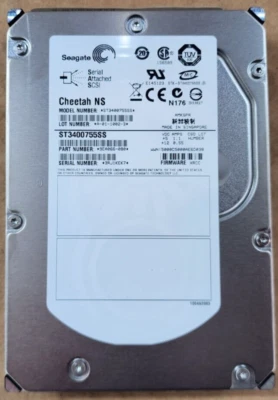 Dell EQ400GB10K 400GB 10K 3.5" SAS Hard Drive HDD for EqualLogic | ST3400755SS - Image 1 of 3