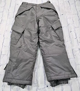 Reebok Insulated Adjustable Waist Snow Pants Gray YOUTH SIZE SMALL 8 - Picture 1 of 14