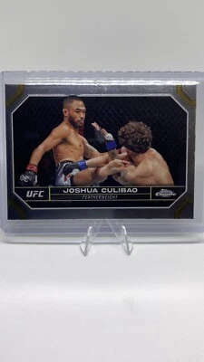 2024 TOPPS CHROME UFC #101 JOSHUA CULIBAO Rookie (First Card) - Image 1 of 2