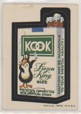 1973 Topps Wacky Packages Series 2 White Back Kook Cigarettes 0f9x