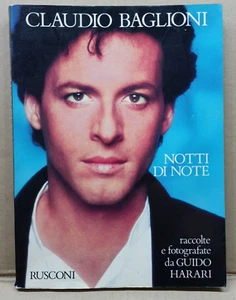 Libro Notti di Note Claudio Baglioni - Ed. Rusconi - Foto Guido Harari - 159 pp - Foto 1 di 5