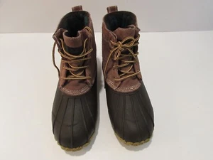 REDHEAD RUBBER DUCK BOOTS LEATHER UPPER THINSULATE WOMENS WATERPROOF SZ8 LT BR - Picture 1 of 12