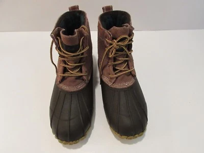 REDHEAD RUBBER DUCK BOOTS LEATHER UPPER THINSULATE WOMENS WATERPROOF SZ8  LT BR  - Image 1 of 4