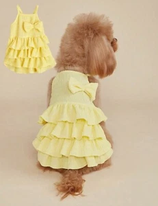 Yellow Spring / Easter Dog Dress! Super Cute! Several Size Options! Brand New! - Picture 1 of 6