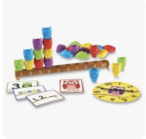 Learning Resources Math Counting Owl Set, 1-10, Ages 3+ Toddler Fun Activities - Picture 1 of 2