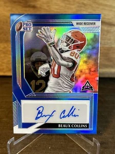 2022 Leaf Pro Set Metal Prismatic Blue #PABC2 Beaux Collins #/35 Auto - Bild 1 von 4