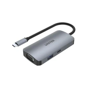 5-in-1 USB-C Hub with MST Triple Display and 100W PD HDMI VGA D1051A Unitek - Bild 1 von 15