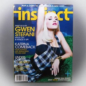 Instinct Magazine January 2007 | GWEN STEFANI Cover with Gwen Stefani Interview - Imagen 1 de 15