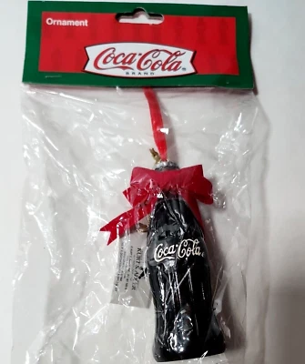 Coca-Cola Collectibles Kurt Adler Coke Bottle Ornament 4"  NEW - Image 1 of 4