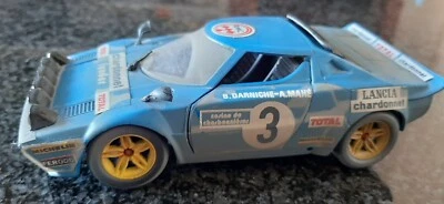 POLISTIL Lancia Stratos Rally,  Darniche-Mahe', Scala 1/25, Ottime Cond. NO BOX - Immagine 1 di 4