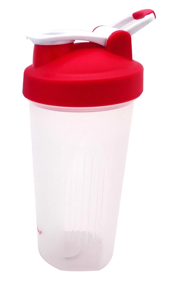  Flip Top Plastic Sports Water Bottle,,Blue/Red/Green,20 OZ - Image 1 of 1