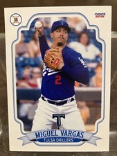 2021 Choice Tulsa Drillers Miguel Vargas Minor League Team Card #33 Dodgers