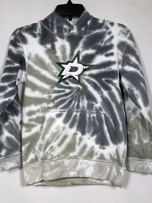 Dallas Stars NHL Tie-Dye Logo Hooded Sweatshirt - Youth MEDIUM 8-10 NWT - Image 1 of 4