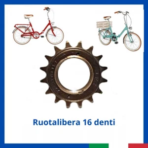 Ruota libera pignone 16 denti per bici GRAZIELLA PIEGHEVOLE OLANDA 1 VELOCITA' - Imagen 1 de 3