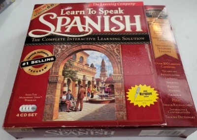 The Learning Company: Learn To Speak Spanish Version 8.0 - (4 CD Set) - Image 1 of 4