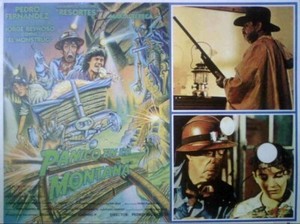 INDIANA JONES Resortes Pedro Fernandez LOBBY CARD- '88