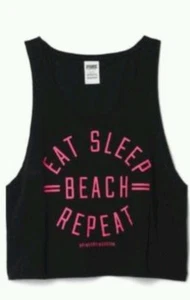 ¡NUEVO! ¡VICTORIA'S SECRET ROSA NUEVO! MUSCLE TANK SPRING BREAK 2015 MEDIO - Imagen 1 de 3