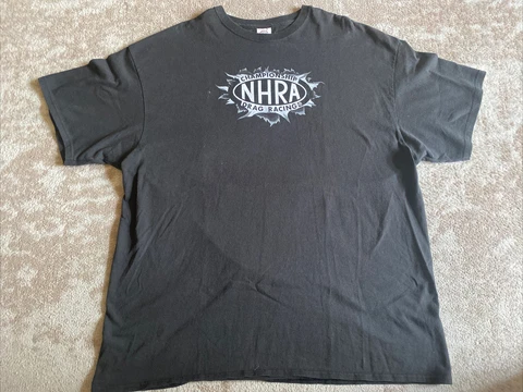 Vintage NHRA Drag Racing Shirt “Ignite your Senses” Size 2XL Double Sided Cover