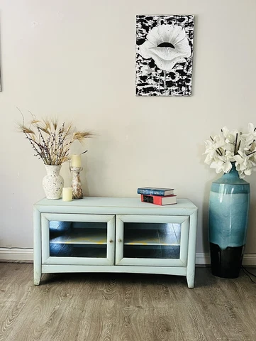 Charming Chest of Drawers. Restored Dresser. Painting Cabinet.Art deco Cover