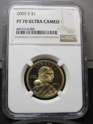 2005 S Native American dollar proof NGC PF 70 UC - Image 1 of 4