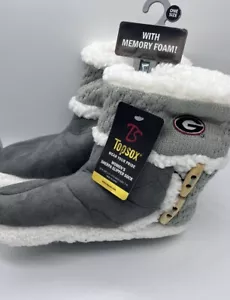 Topsox Georgia State Sherpa Mujeres Calcetines Deportivos Colegiales - Gris Talla Única - Imagen 1 de 1