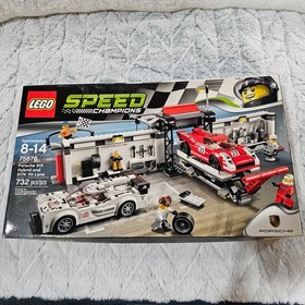 LEGO SPEED CHAMPIONS: Porsche 919 Hybrid and 917K Pit Lane (75876) RETIRED 2017