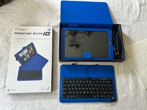Visual Land Prestige Elite 10.1” Android Tablet w/ Case & Keyboard - Blue In Box - Picture 1 of 4