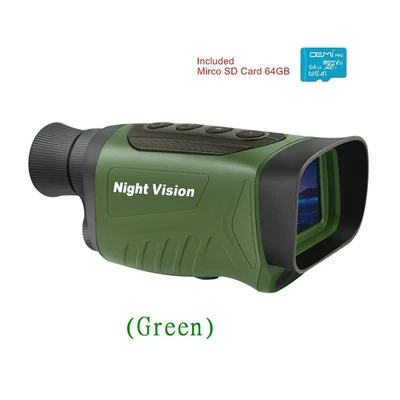 8X Digital Zoom Night Vision Monocular Telescope – Photo & Video Camera for Hunt - Image 1 of 4