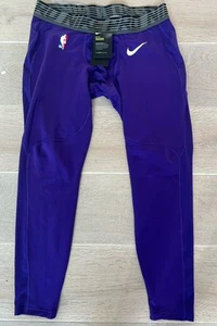 Pantalones de compresión Nike NBA Pro cálidos emitidos por jugadores calzas amarillas Lakers talla XXL - Imagen 1 de 3