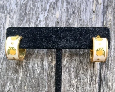 Madewell Lemon Huggie Hoops 925 Posts - Image 1 of 4