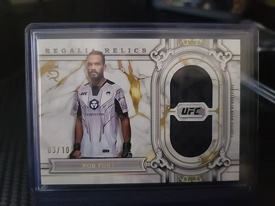 2024 Topps Royalty UFC Regalia Relic Gold Rob Font Patch /10 #RAR-7 - Image 1 of 4
