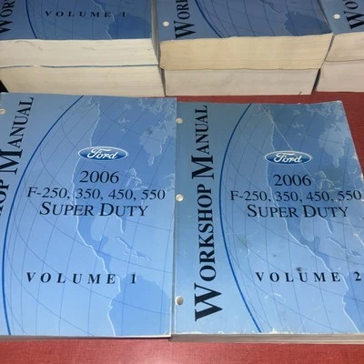 Ford F250 350 450 550 Super Duty 2006 manual de reparación de taller de fábrica SKUA4 Foto 1 de 4