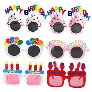 Novelty Birthday Glasses | Birthday Photo Props Funny Sunglasses | Birthday - Picture 1 of 7