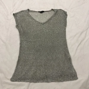 Armani Exchange Bluse Metallic Silber Größe Xs  - Bild 1 von 10