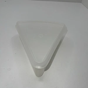 Vintage Tupperware Tortenscheibe Keil Aufbewahrung Behälter mit Deckel #269 - Bild 1 von 7