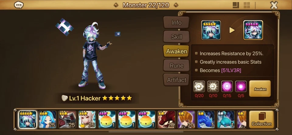 🔥Summoners War Europe Starter :  LD5  LIGHT Hacker 🔥 **FRESH**  03/22/2025 - Image 1 of 1