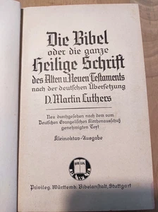 Die Bibel oder die ganze heilige Schrift - Bild 1 von 2