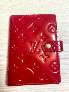Original Louis Vuitton Vernis Agenda PM rot - Bild 1 von 5