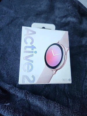 Samsung Galaxy Watch Active  Aluminum Case with Sport Band Smartwatch Pink Gold  - Image 1 of 3