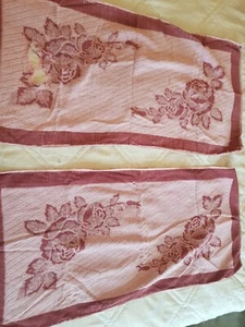 Pink Rose Hand Towels X2 - Picture 1 of 2