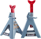 Heavy Duty 6 Ton Jack Stands Pair - Double Locking Pins - Handle Lock and Mobili