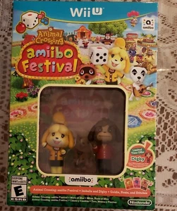 Animal Crossing: Amiibo Festival - Nintendo Wii U with Isabelle + Digby figures - Picture 1 of 6
