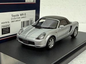 po 1:43 Hi Story HS478SL Toyota MR-S 1999 S EDITION MR2 Spyder scale model car - Picture 1 of 13