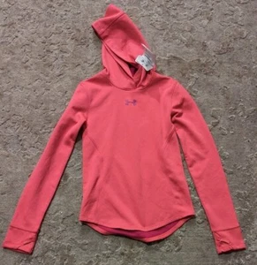 Under Armour Gird's Coldgear Long Sleeve Hoodie - Picture 1 of 3
