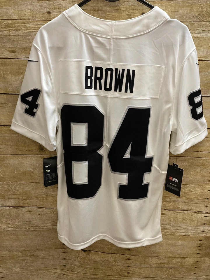 Nike Vapor Limited NFL Oakland Raiders Antonio Brown #84 Sz 3XL Jersey Mens Whit